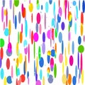 ÃÂ¡omposition of colored dots, ovals on a white background. Royalty Free Stock Photo